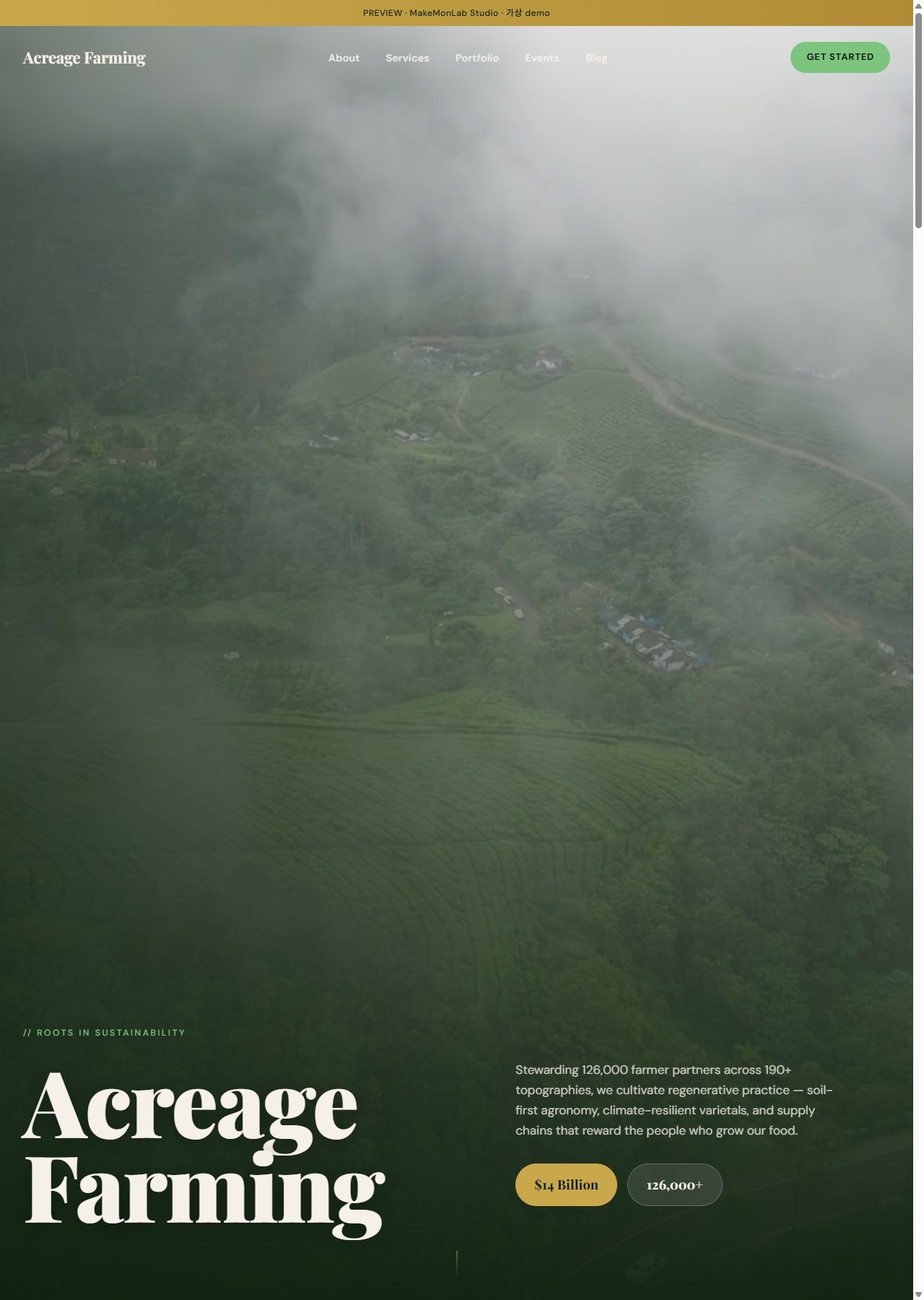 Acreage Farming 데스크톱 미리보기