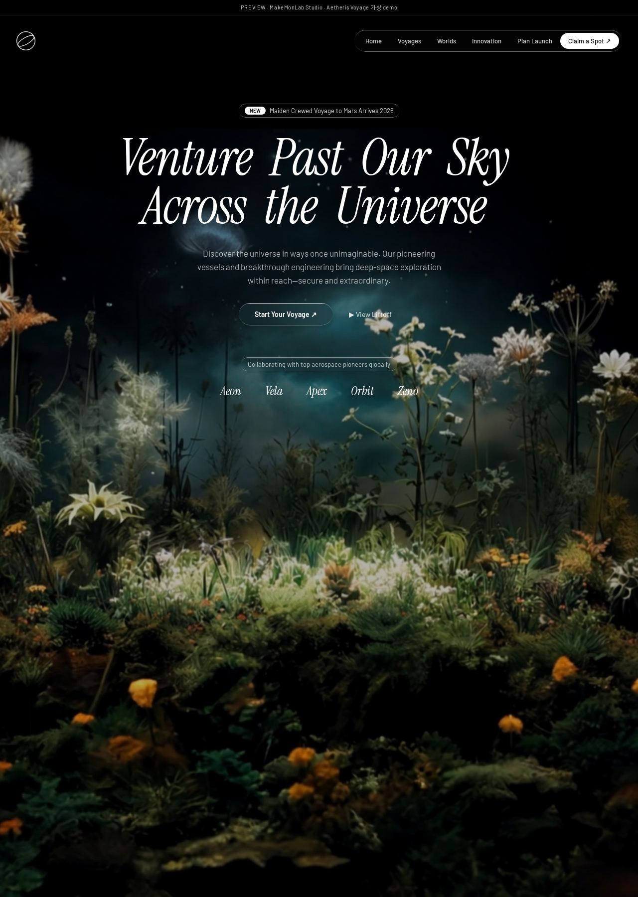 Aetheris Voyage 데스크톱