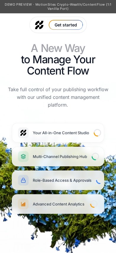 ContentFlow 모바일