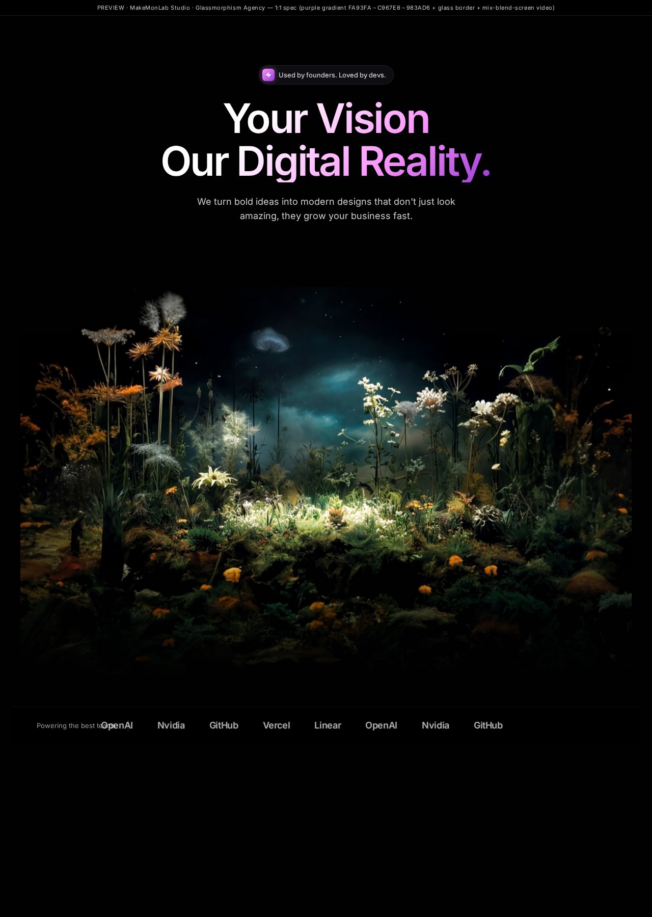 Glassmorph 데스크톱