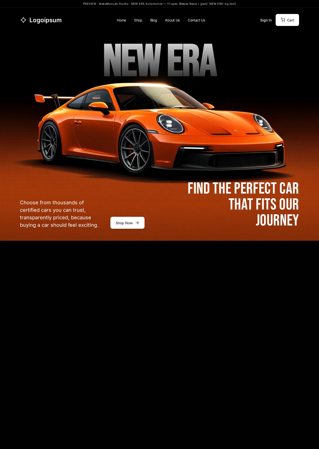 New Era Auto 데스크톱