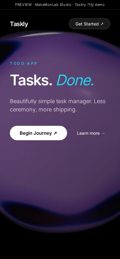 Taskly 모바일