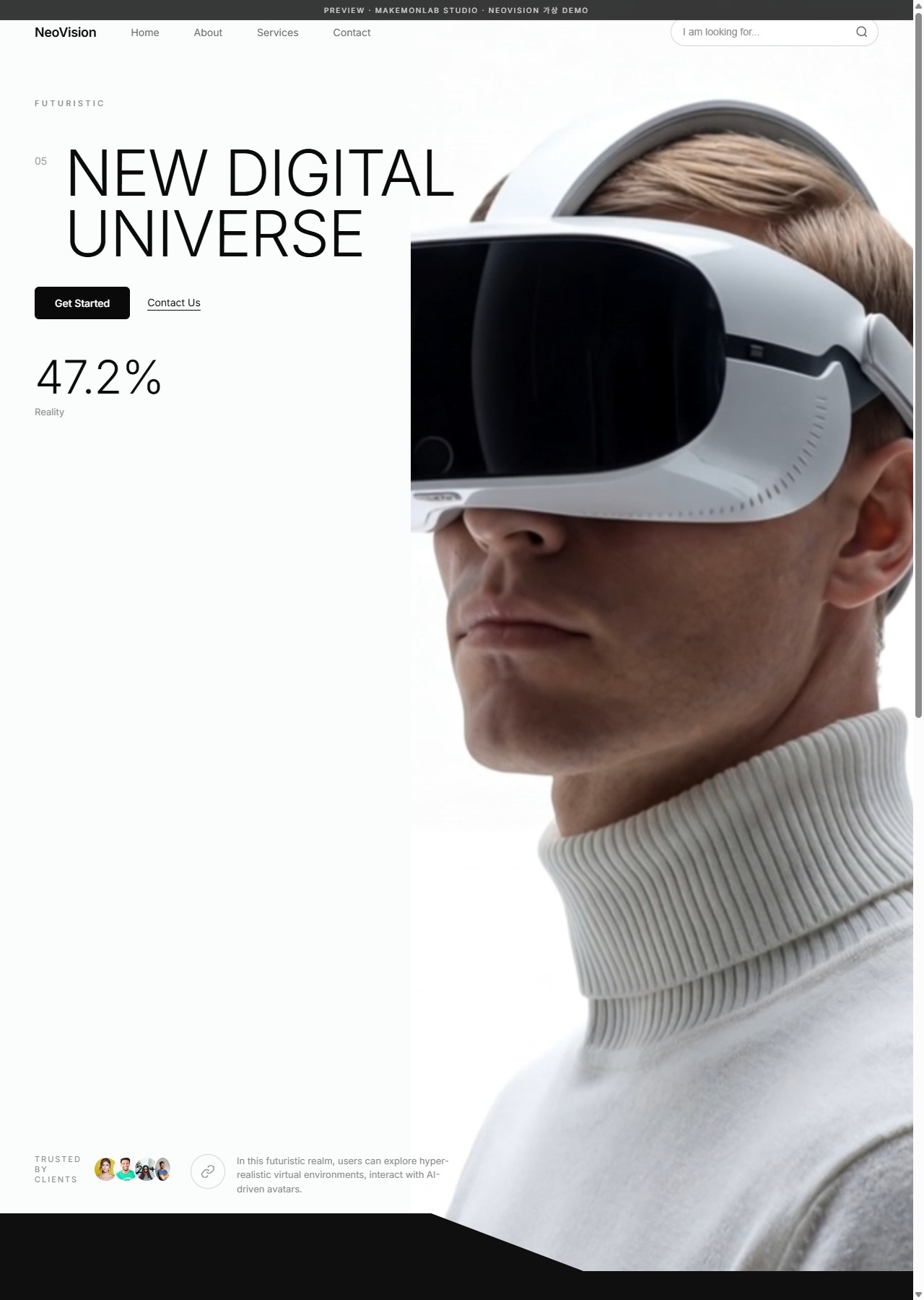 NeoVision 데스크톱 미리보기